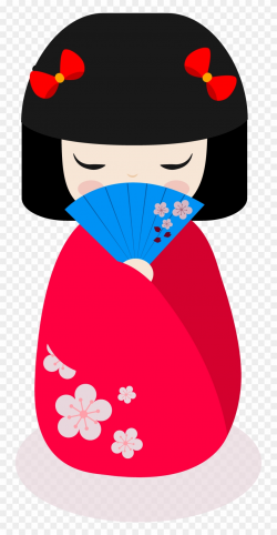 Japanese Clip Doll - Japanese Doll Png Transparent Png ...