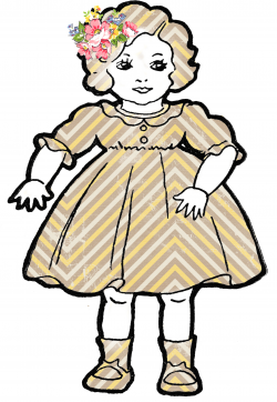 Baby Doll Outline Doll clipart | Clipart Panda - Free ...