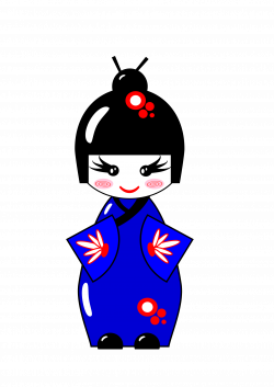 Clipart - Kokeshi Doll