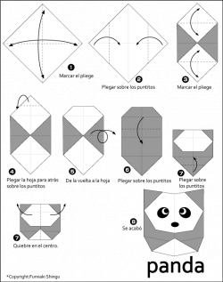 Origami Panda | Origami | Pinterest | Origami, Panda and Paper folding