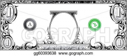 EPS Vector - Dollar bill. Stock Clipart Illustration ...
