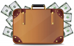 Money Suitcase Clip art - Bill in the suitcase 1000*630 transprent ...