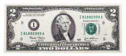 United States Dollar United States two-dollar bill United ...