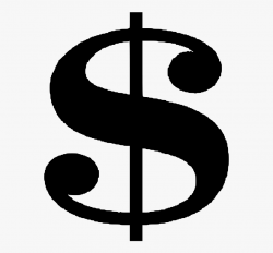 Black And White Money Clipart - Dollar Sign Clipart Black ...