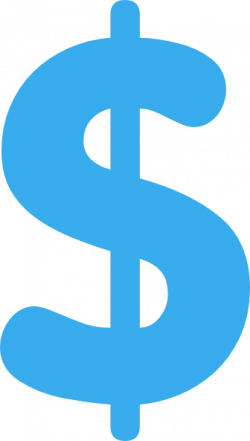 Blue dollar sign clipart kid - Cliparting.com