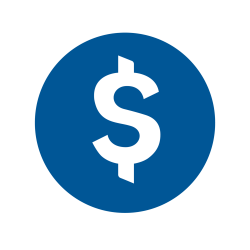 Blue Clipart Dollar Sign