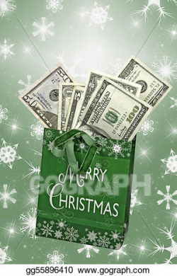 Stock Illustration - Christmas cash. Clipart Drawing ...