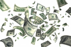 Flying Dollars PNG Picture | PNG Mart