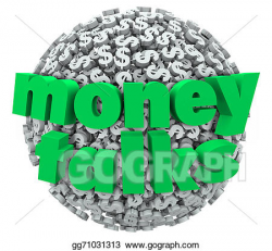 Stock Illustration - Money talks words dollar sign symbol ...