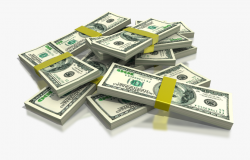 Hundred Dollar Bills - Stack Of Dollar Clipart , Transparent ...