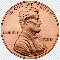 United States Penny Lincoln cent Coin Nickel, coin stack ...