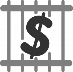Jail Pay Fine Symbol Sign PNG Image - Picpng