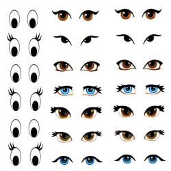 Eye template | Doll stuff | Doll eyes, Manga eyes, Paper ...