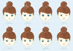 Stock Vector | Dolls Eyes, Faces & patterns | Doll face ...