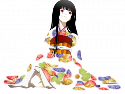 Enma ai floral Kimono by geecha on DeviantArt