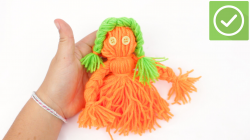 How to Make a Yarn Doll (with Pictures) - wikiHow