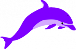 Purple Dolphin Clip Art at Clker.com - vector clip art ...
