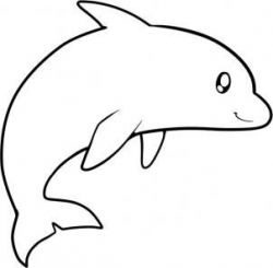 how to draw a dolphin for kids step 7 | Drawings N How to's ...