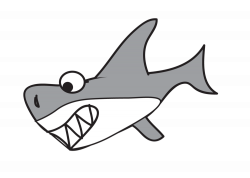 Great White Shark Clipart traceable - Free Clipart on ...