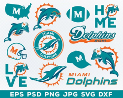 Dolphin svg, Miami Dolphin Svg, Miami Dolphin, Miami ...