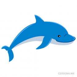 Cute Dolphin Clipart Free Picture｜Illustoon