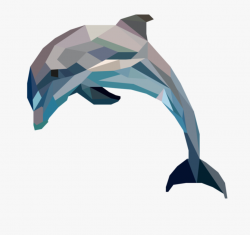 Geometric Dolphin Clipart Geometry Miami Dolphins - Dolphin ...