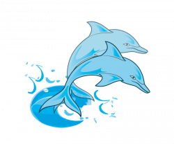 Smiling Dolphin Clipart