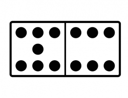 Domino With 7 Spots & 6 Spots | ClipArt ETC