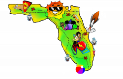 Florida Map ClipArt {free} by PrepToon | FREE: TeachersPayTeachers ...