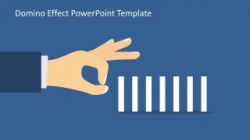 Domino Effect PowerPoint Template - SlideModel