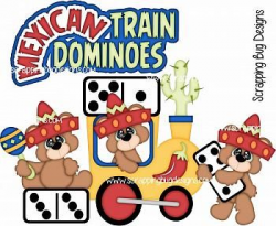 Mexican train dominoes | L.V. | Mexican train dominoes, Bear ...