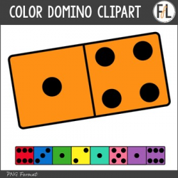 Color Domino Clipart