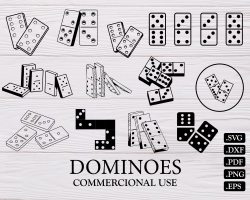 DOMINOES SVG, domino, domino svg, domino clipart, dominoes, dominoes  vector, dominoes cricut, game svg, dominoes silhouette, domino eps, svg