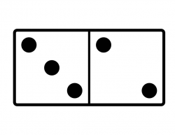 Domino With 3 Spots & 2 Spots | ClipArt ETC