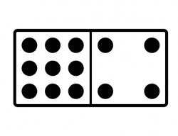 Domino With 9 Spots & 4 Spots | ClipArt ETC