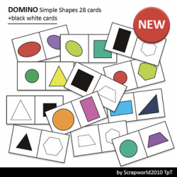 Activities Domino Simple Shape clipart