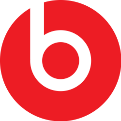 Dr Dre Beats Logo) The positive space looks like a bullseye and the ...