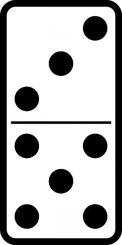 domino-piece-number-8-10403- - Clip Art Library