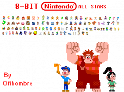 8-bit Nintendo all stars by ofihombre on DeviantArt
