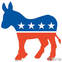 Democratic Donkey Cardboard Stand-Up