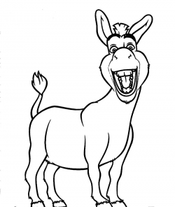 Donkey Clipart Printable Pencil And In Color Pleasing Pin ...