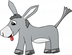 Mule Donkey Free content Clip art - Gray donkey png download ...