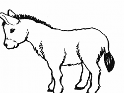 Free Donkey Clipart Black And White, Download Free Clip Art ...