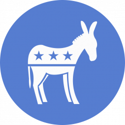 Election Donkey Icon | Circle Blue Election Iconset | Icon Archive