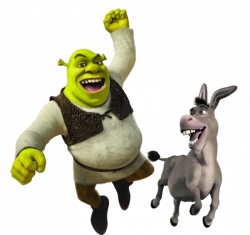 Shrek and Donkey transparent PNG - StickPNG
