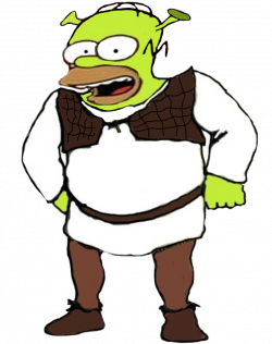 Image - Homer Simpson as Shrek.png | Scratchpad | FANDOM powered by ...
