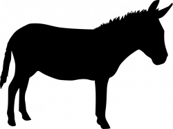 Silhouette Donkey at GetDrawings.com | Free for personal use ...