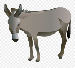 Donkey Clipart Transparent Background - Donkey Png Clipart ...
