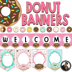 Welcome Donut Banner Worksheets & Teaching Resources | TpT