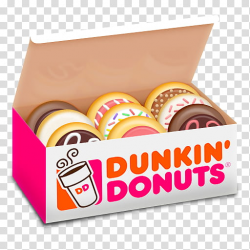 Dunkin Donuts box illustration transparent background PNG ...